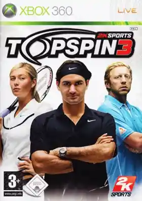 Top Spin 3 (USA) box cover front